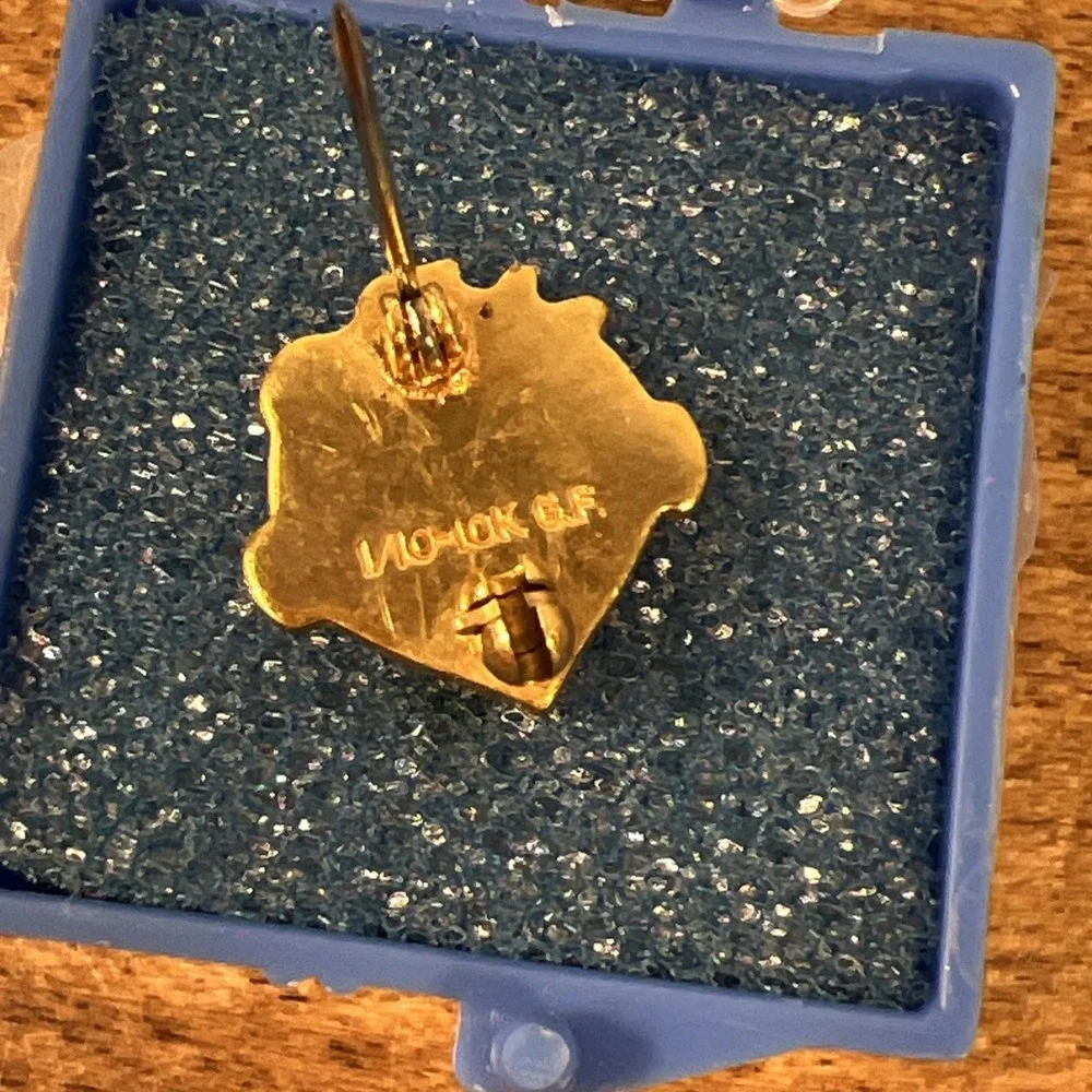 Vintage 10k GF Gold Fill US Navy NRS 5 Year Service Pin‎